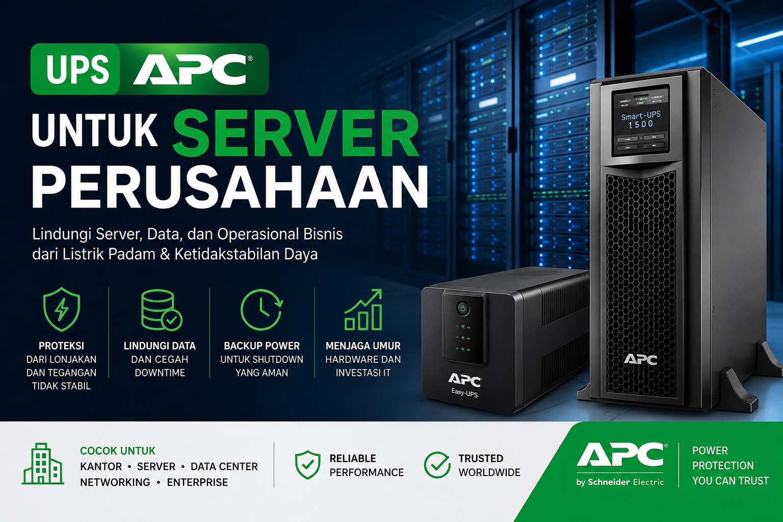UPS APC untuk Server Perusahaan - Multipro.id