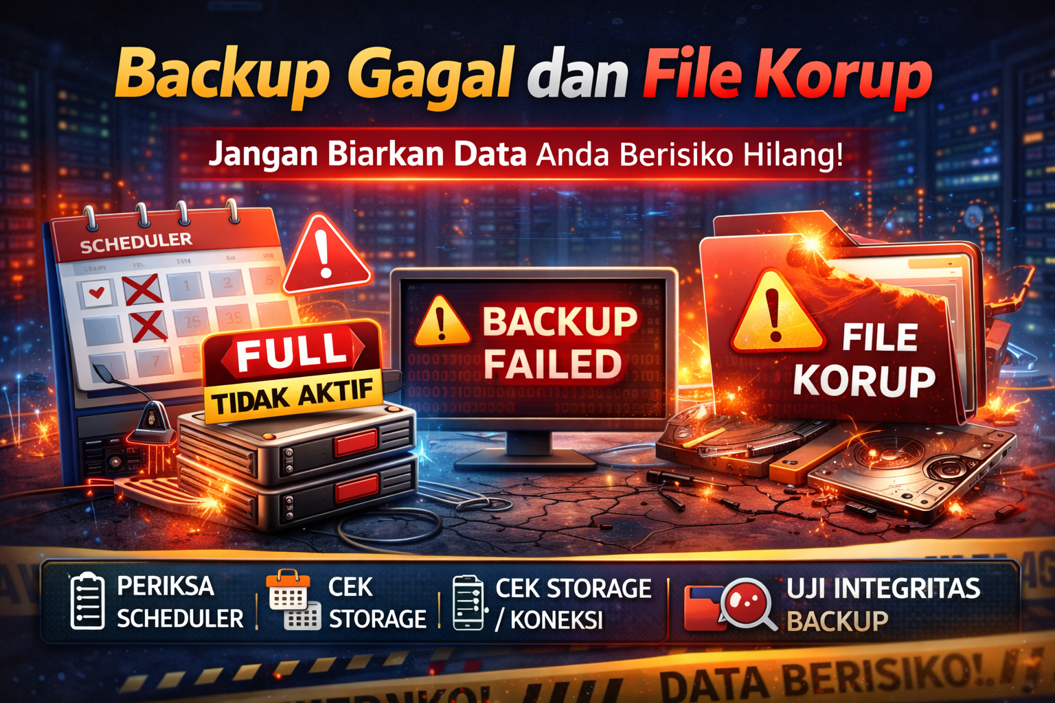 backup gagal dan file korup pada server akibat scheduler tidak aktif backup gagal dan file korup pada server akibat scheduler tidak aktif