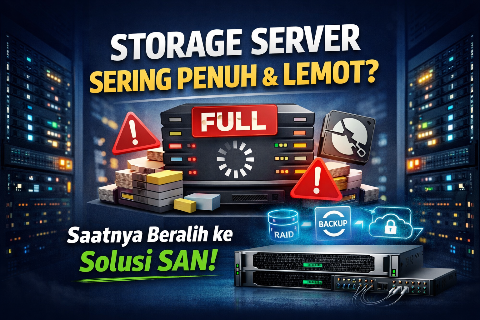 storage server sering penuh