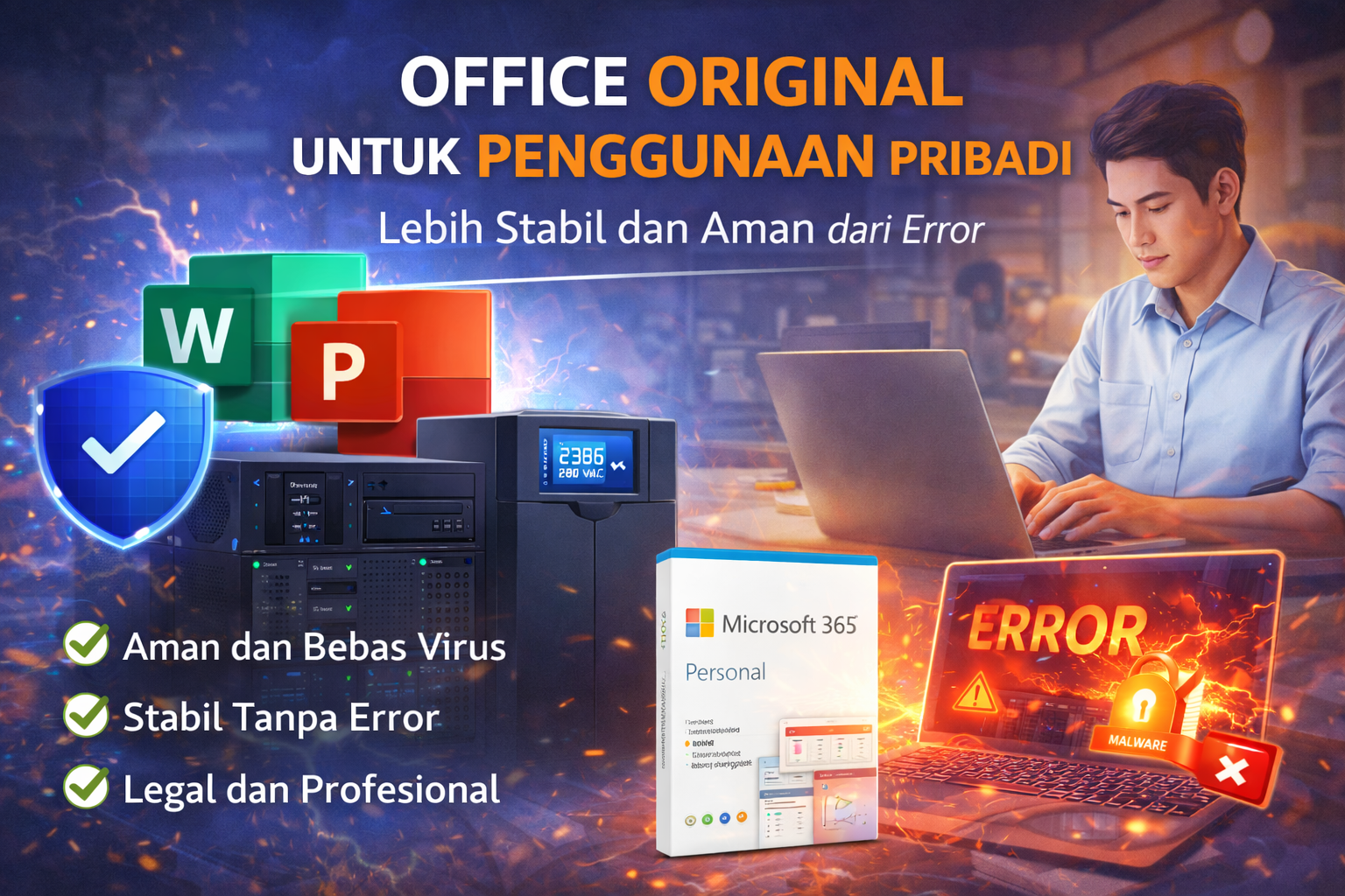 Office original untuk penggunaan pribadi agar lebih stabil dan aman dari error Office original untuk penggunaan pribadi agar lebih stabil dan aman dari error