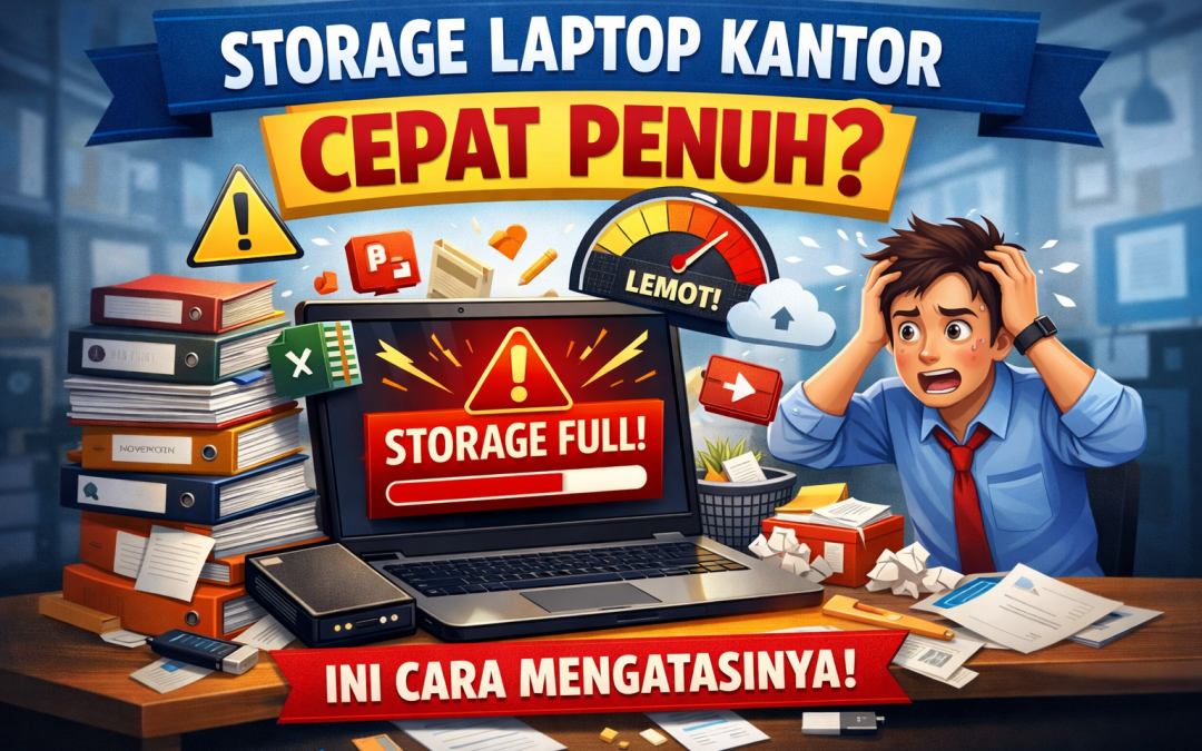Storage Laptop Kantor Cepat Penuh? Ini Cara Mengatasinya