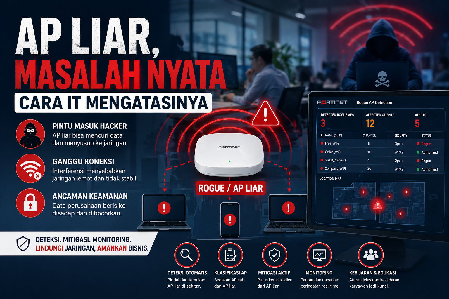 wifi kantor sering lemot