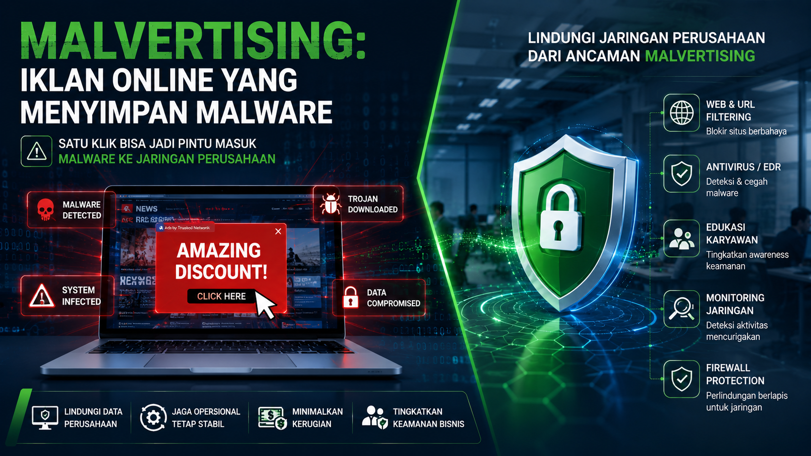 bahaya malvertising untuk perusahaan