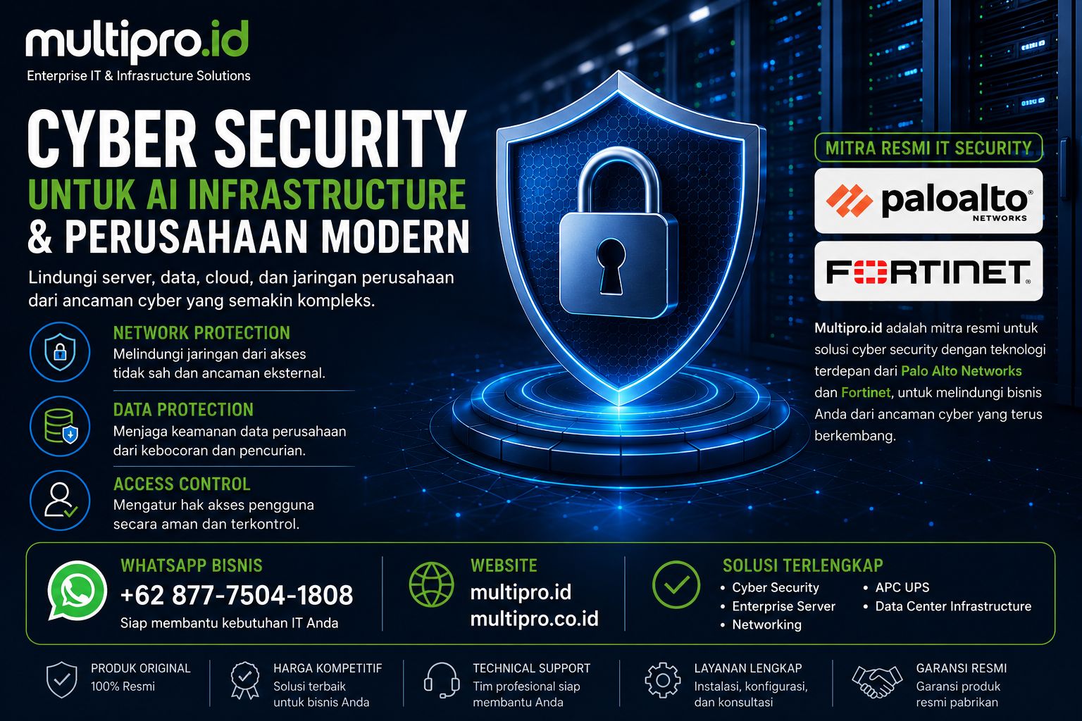 cyber security untuk AI infrastructure