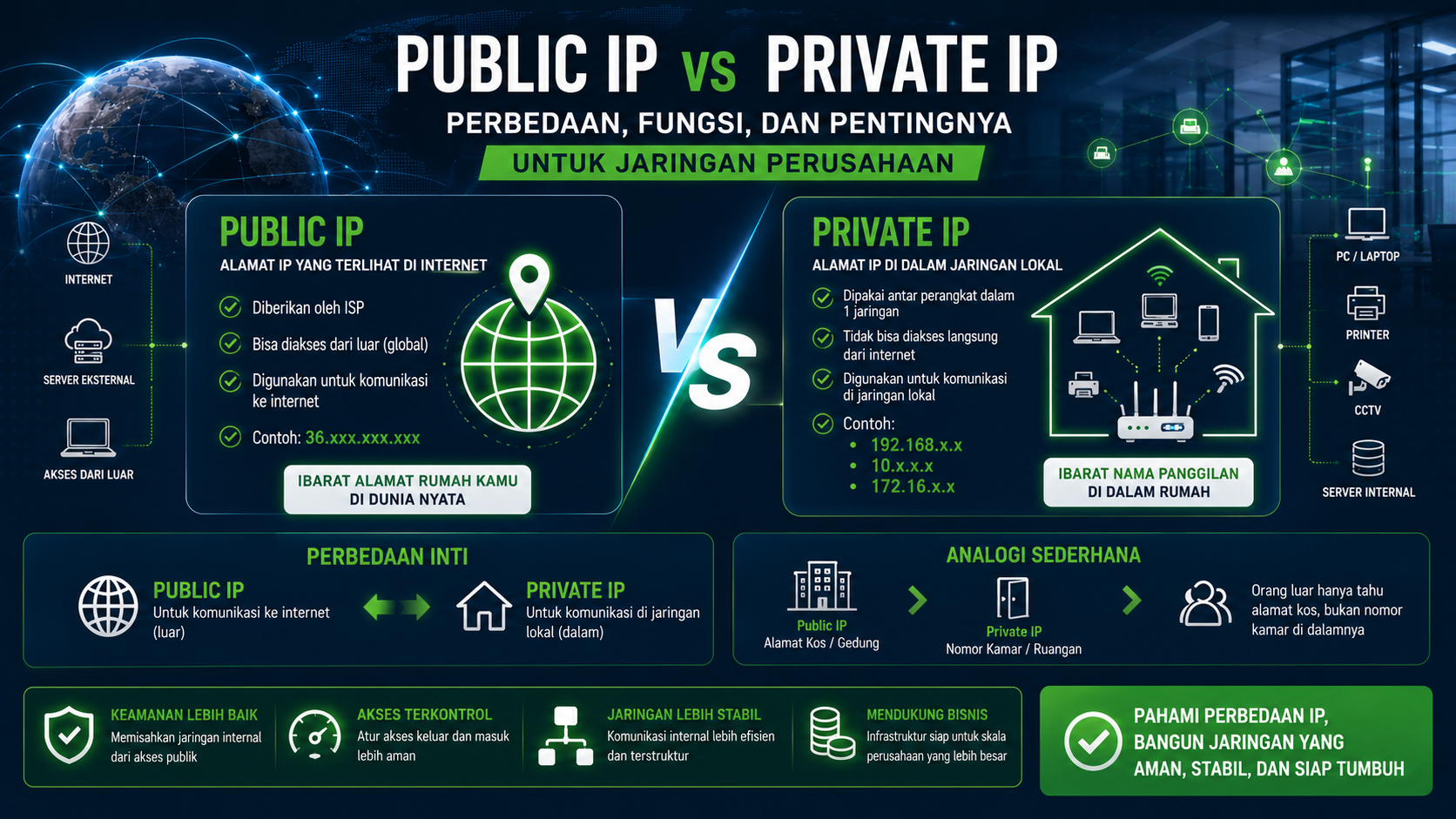 public IP vs private IP