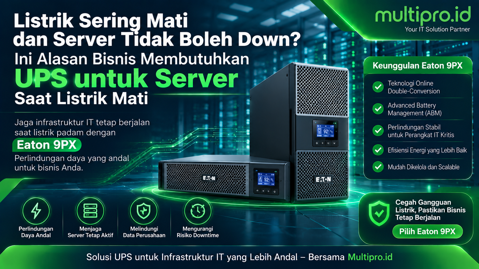 Listrik Mati Saat Server Sedang Bekerja?a
