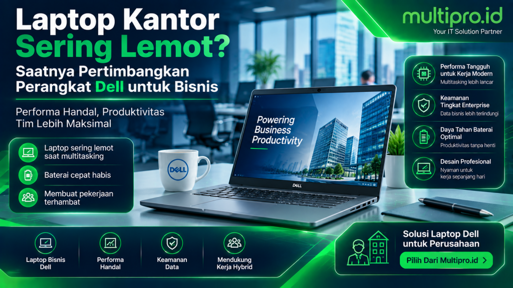 Laptop Kantor Lemot? Saatnya Upgrade ke Dell untuk Bisnis