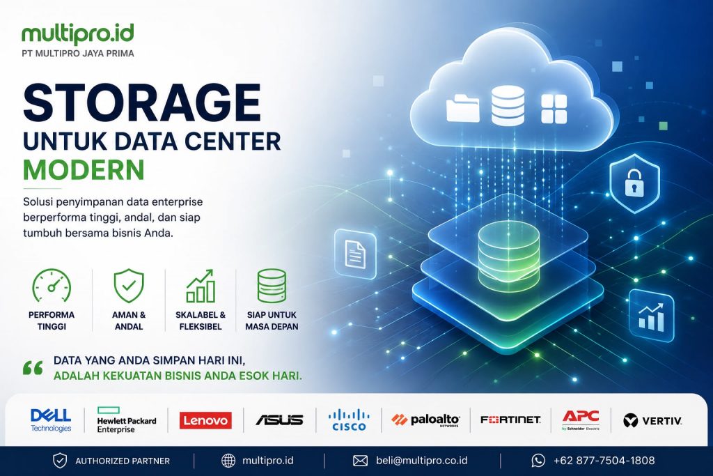 All-Flash vs Hybrid Storage untuk Enterprise Data Center | Multipro.id