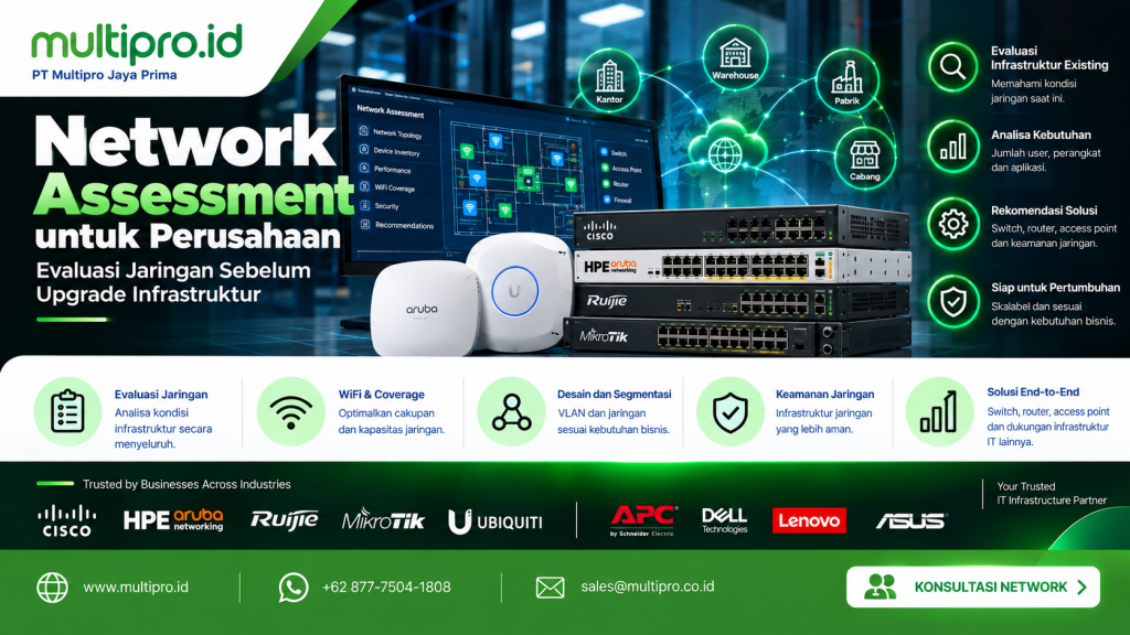 Network Assessment untuk Perusahaan: Evaluasi Jaringan Sebelum Upgrade Infrastruktur