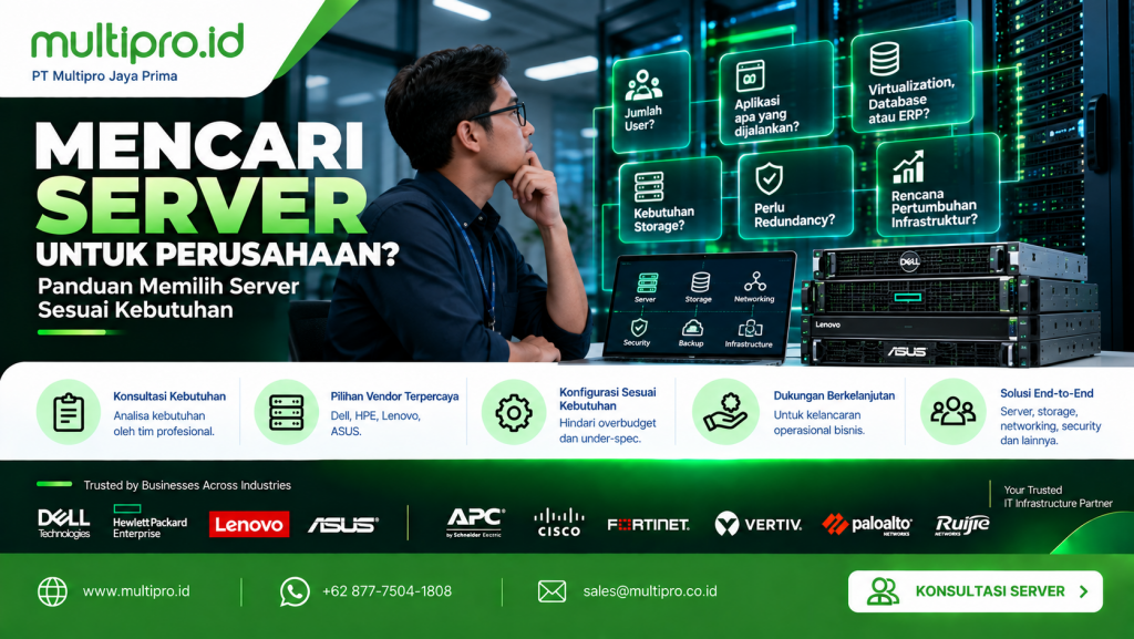 Mencari Server untuk Perusahaan? Panduan Memilih Server Sesuai Kebutuhan