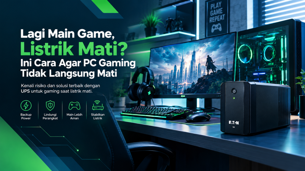 Lagi Main Game, Listrik Mati? Ini Cara Agar PC Gaming Tidak Langsung Mati