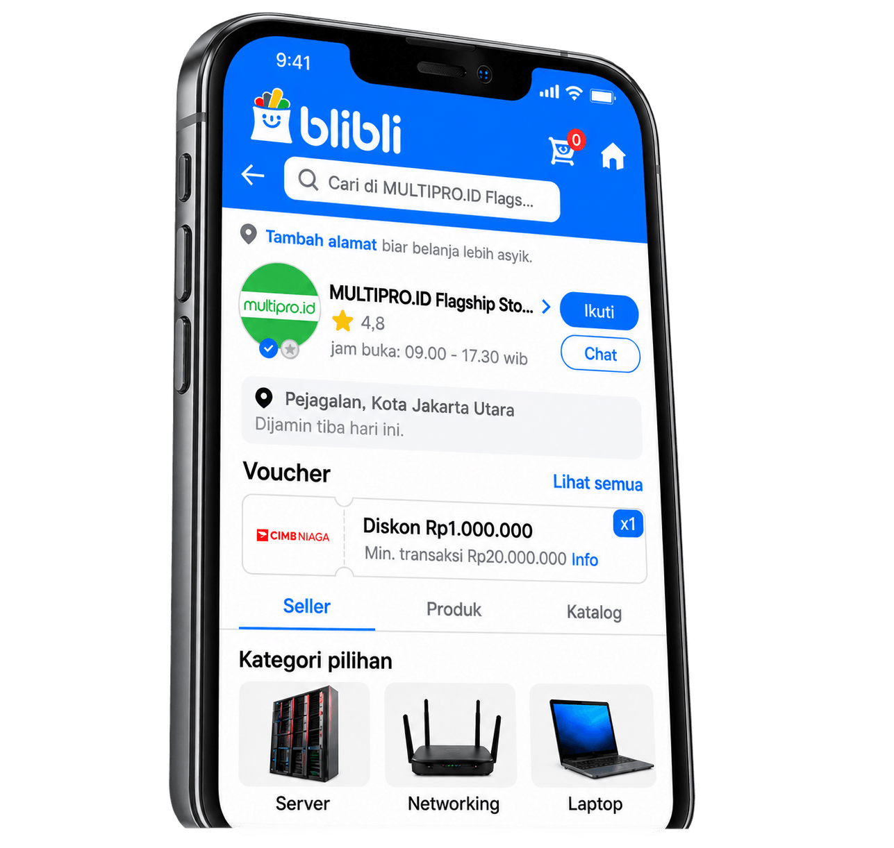 Multipro official store on Blibli