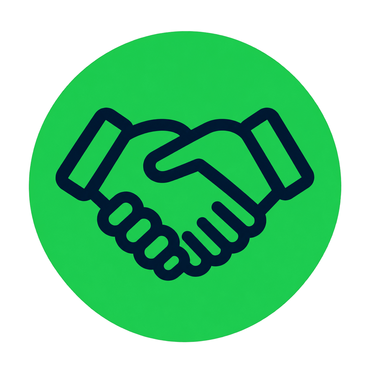 Trusted Partner handshake icon