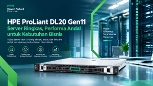 HPE ProLiant DL20 Gen11 untuk Bisnis: Server Rack 1U