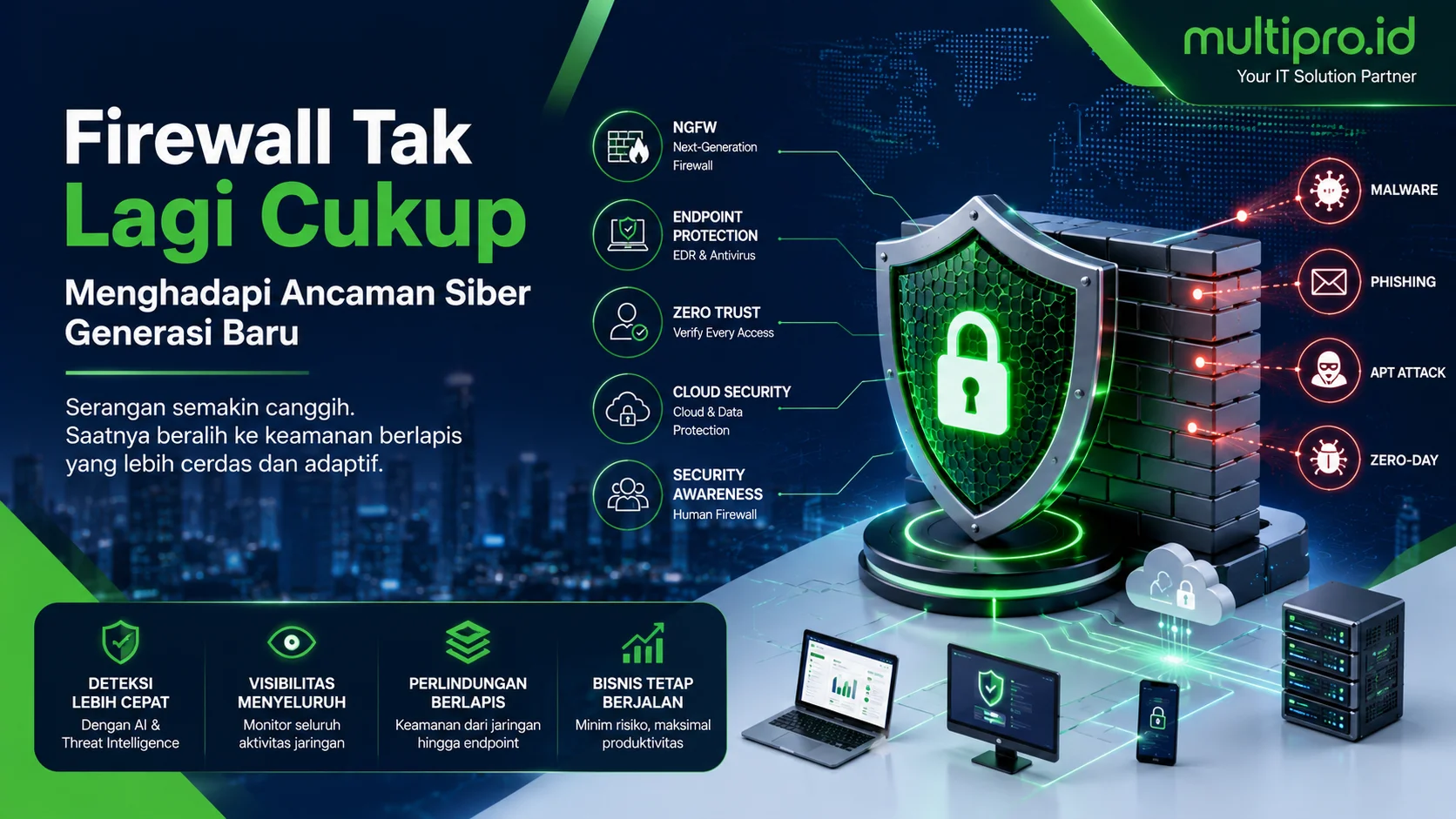 Firewall Tak Lagi Cukup? Ini Alasan Keamanan Jaringan Perusahaan Perlu Naik Level Firewall Tak Lagi Cukup? Ini Alasan Keamanan Jaringan Perusahaan Perlu Naik Level