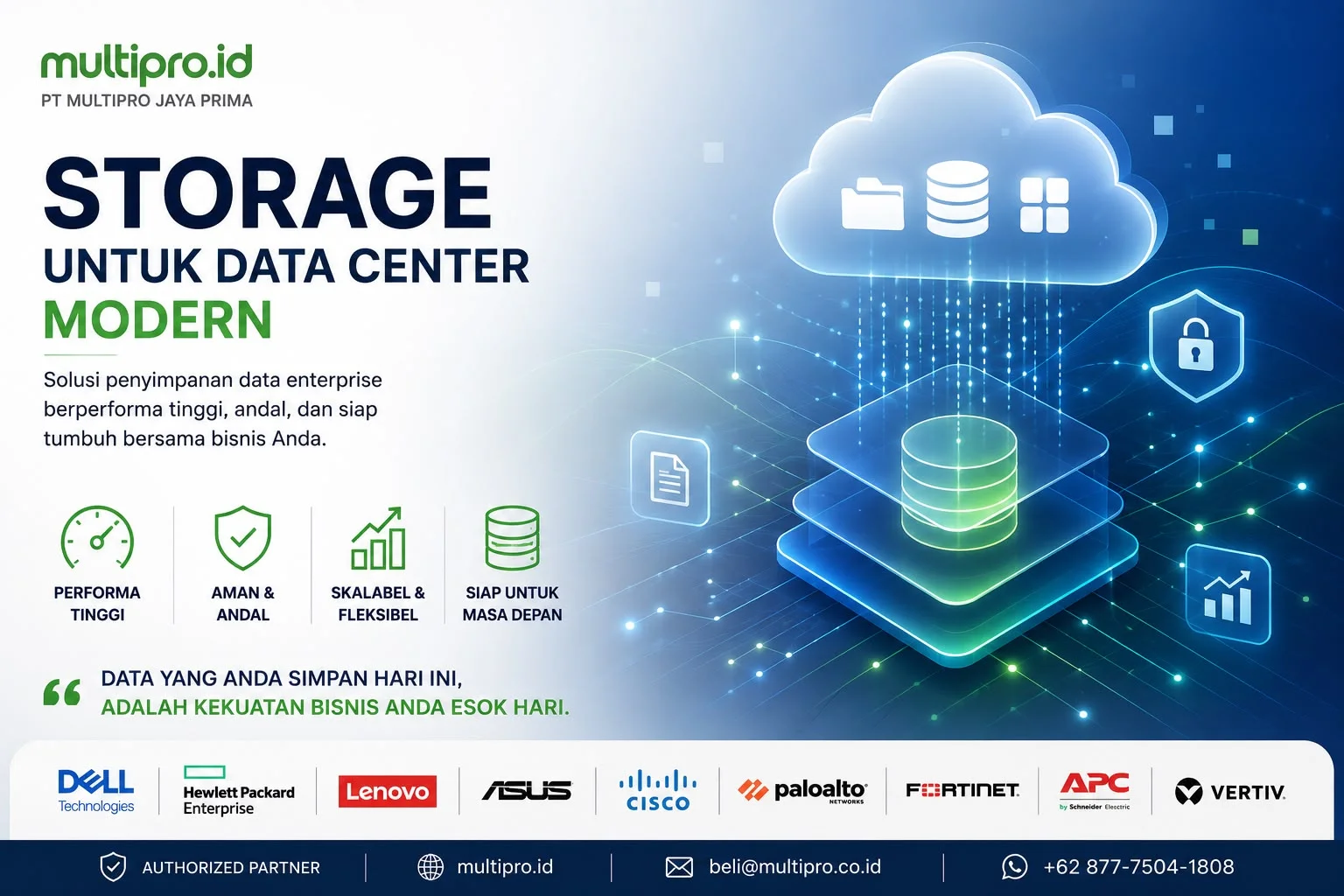 All-Flash vs Hybrid Storage untuk Enterprise Data Center | Multipro.id All-Flash vs Hybrid Storage untuk Enterprise Data Center | Multipro.id